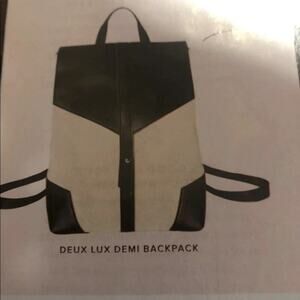 Deux lux Demi backpack NWT y2k 90s retro clueless Mean Girls bag Black and White